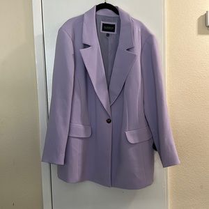 ELOQUII lavender blazer